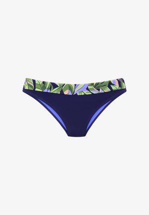 s.Oliver, Bikini-Hose - grün-blau bedruckt