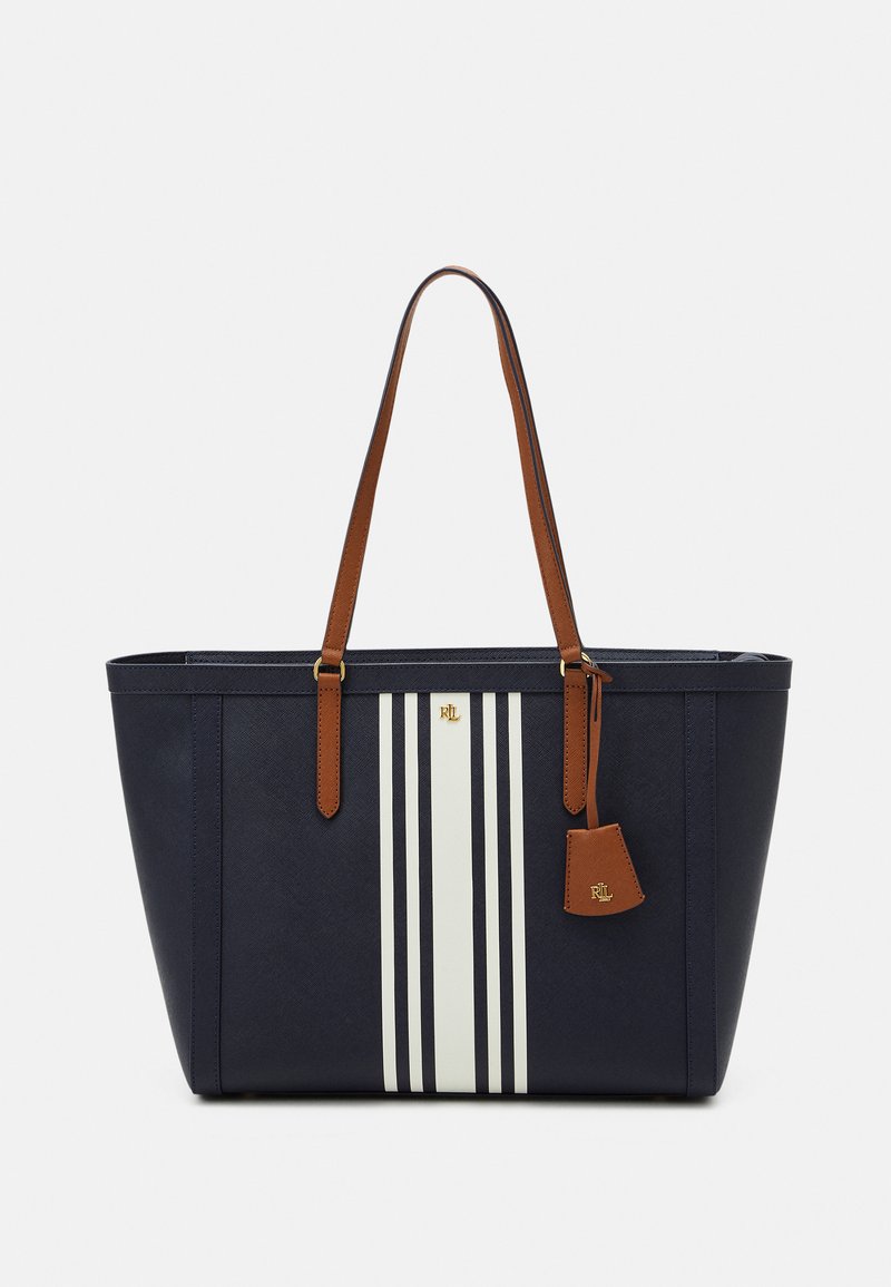 Lauren Ralph Lauren CLARE TOTE LARGE Shopping bags navy/vanilla/blå Zalando.dk
