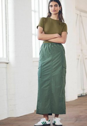 SHORT SLEEVE - Tricou basic - khaki green