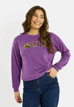 DOUDOU PRINT LÉOPARD - Pullover - violet