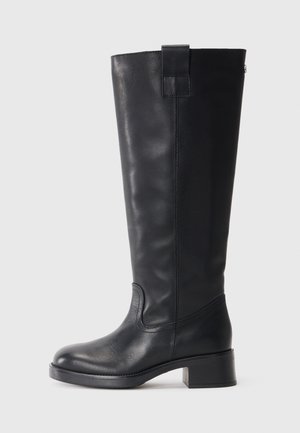 BANNER - Bottes de cowboy / motard - black
