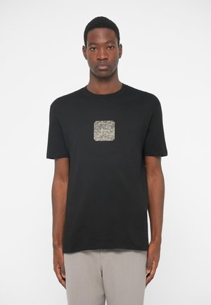 Armani Exchange Tričko s potlačou - black