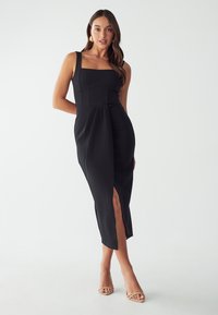 BWLDR ABRIEL MIDI DRESS - Shift dress - black