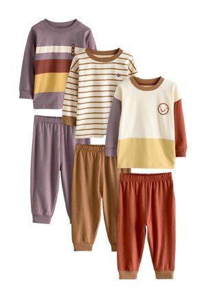 SNUGGLE 3 PACK SET - Pyžamová súprava - red purple stripes
