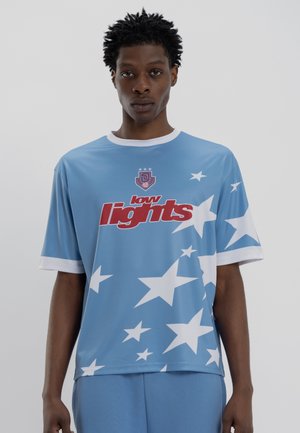 ALLSTARS FOOTBALL - Nyomott mintás póló - sky blue