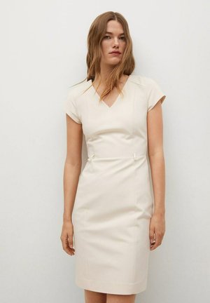 COFI7-A - Shift dress - open beige