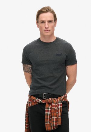 VINTAGE LOGO  - T-Shirt basic - eclipse navy olive feeder