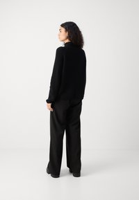 Marc O'Polo LONGSLEEVE STAND UP COLLAR - Vesta - black