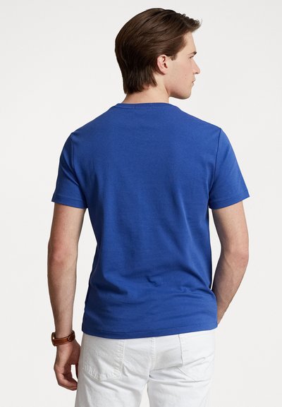 Polo Ralph Lauren CUSTOM SLIM FIT SOFT COTTON T-SHIRT - Navadna majica - beach royal