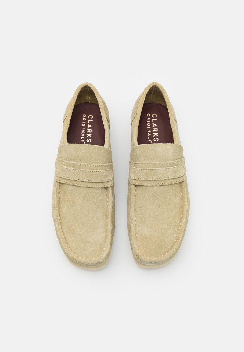 Clarks Originals WALLABEE LOAFER - Slipper - maple/beige - Zalando.de