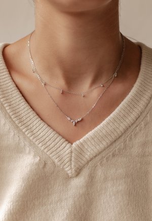 Necklace - silver coloured