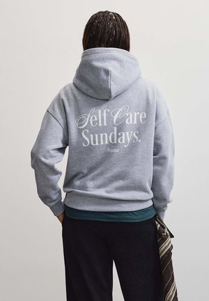 Pegador, DEVA OVERSIZED HOODIE - Sweat à capuche - grey melange