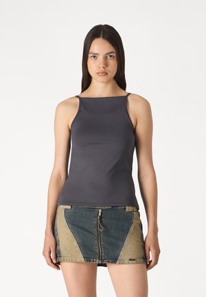 VMMILLION HALTERNECK SINGLET   - Tops - asphalt