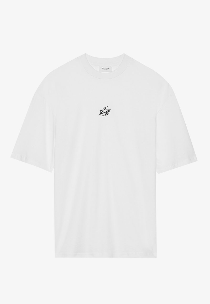 YOURTURN T-shirt print wit YOURTURN T-shirt print wit