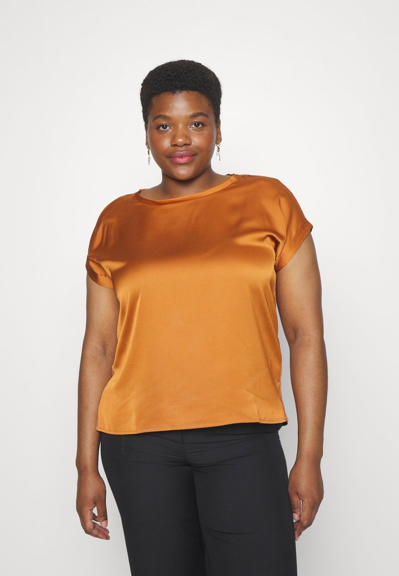 Evoked vila ellette noos t shirt basic adobe arancione zalando it