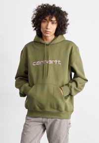 Carhartt WIP HOODED - Felpa con cappuccio - dundee/glassy pink