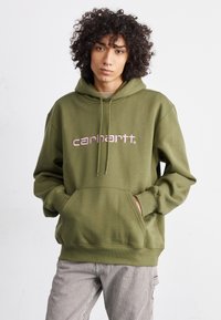 Carhartt WIP - HOODED - Kapuzenpullover - dundee/glassy pink Thumbnail-Bild 1