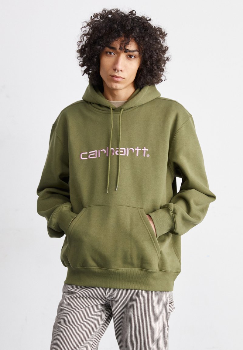 Carhartt WIP HOODED - Felpa con cappuccio - dundee/glassy pink