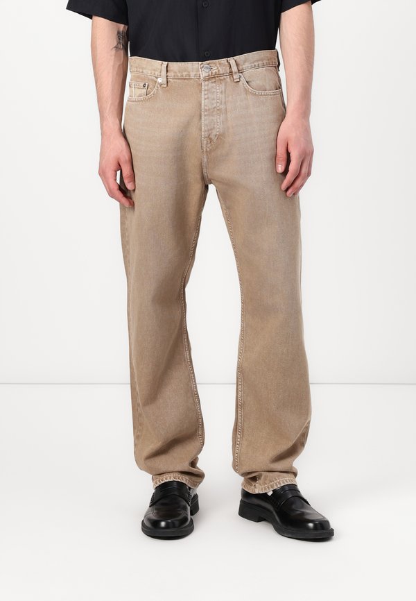 EDDIE - Relaxed fit jeans - greige