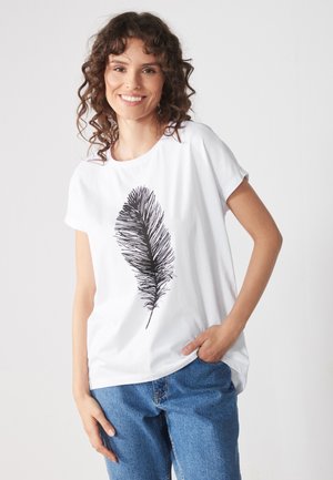 Print T-shirt - white
