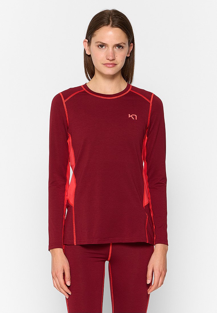 Kari Traa Hemd donkerrood Kari Traa Hemd donkerrood