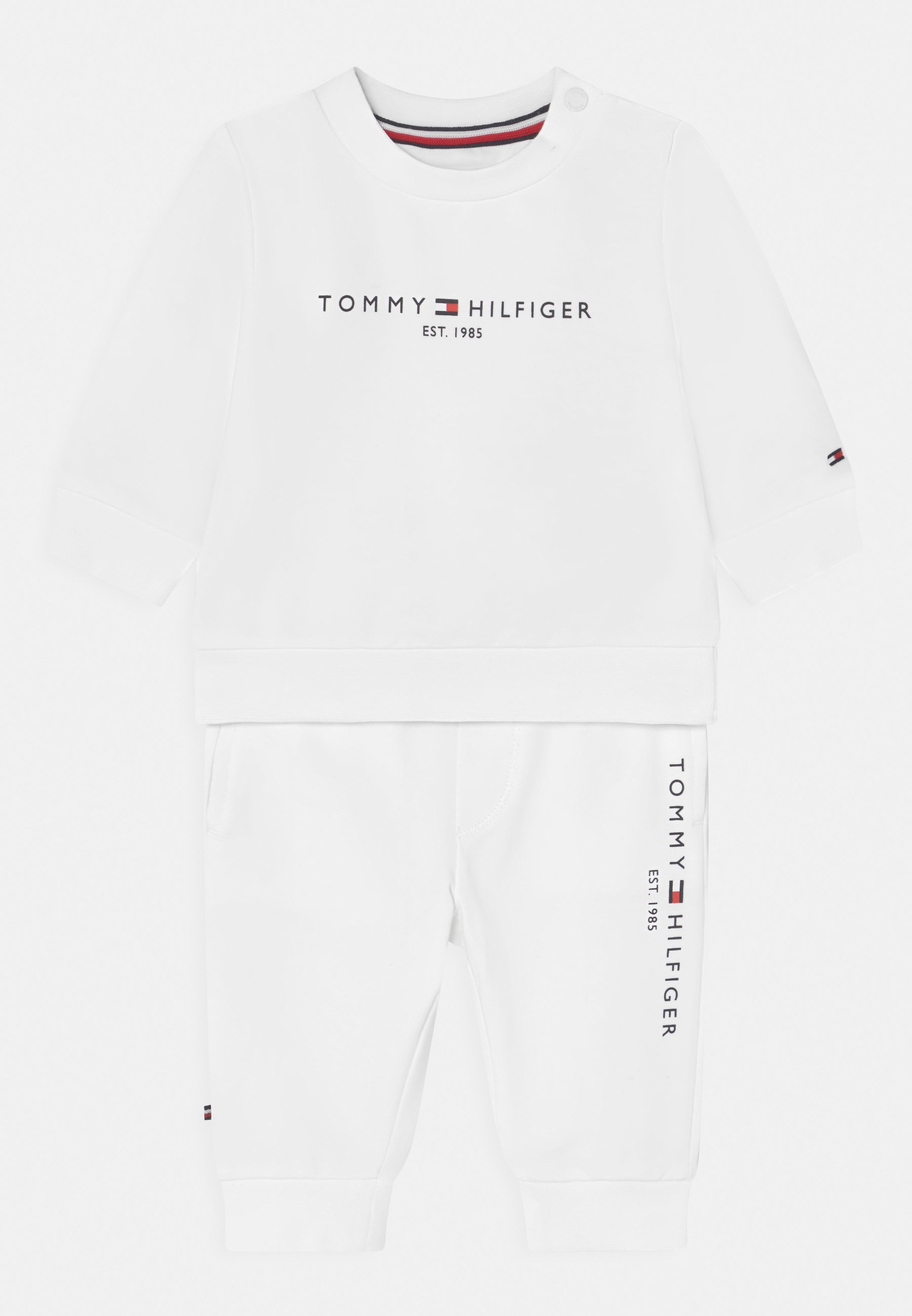 Tommy Hilfiger BABY ESSENTIAL SET Træningssæt - white/hvid - Zalando.dk