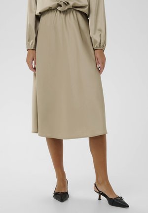 A-snit nederdel - greige