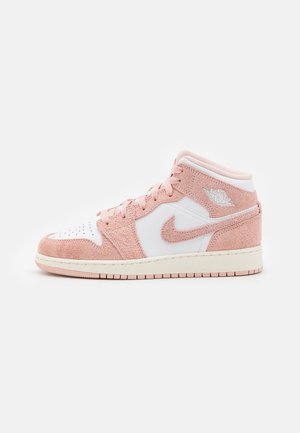 AIR JORDAN 1 MID SE UNISEX - Magas szárú edzőcipők - white/legend pink/sail