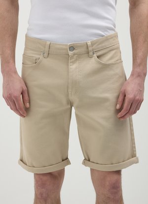 BERMUDA  - Shorts di jeans - beige
