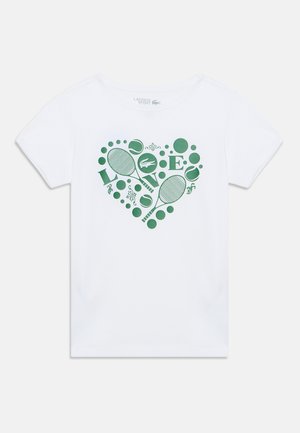 Lacoste, SPORT TEE - T-shirt imprimé - blanc