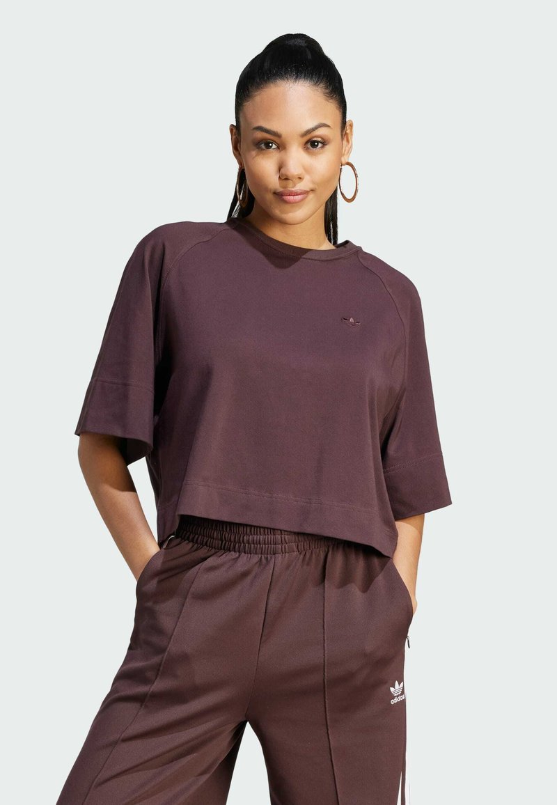 adidas Originals PREMIUM ESSENTIALS Tshirt basic shadow brown