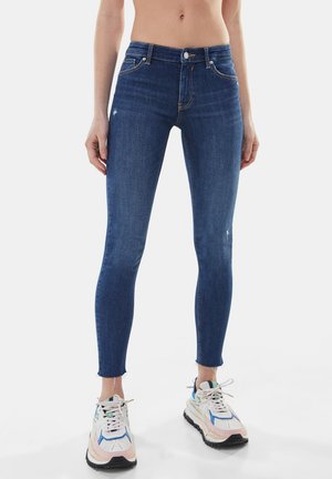 LOW WAIST PUSH UP - Skinny-Farkut - dark blue
