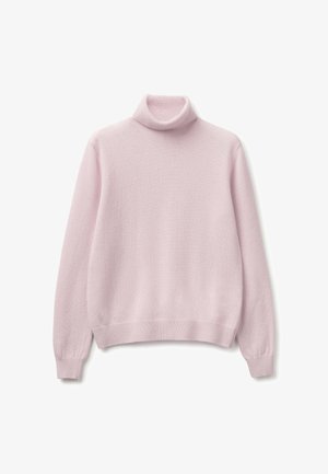 United Colors of Benetton, LIGHT LILAC TURTLENECK .. - Jumper - pink
