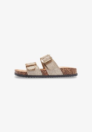 FALBALA, SANDALES ISMERIE - Mules - gold-coloured