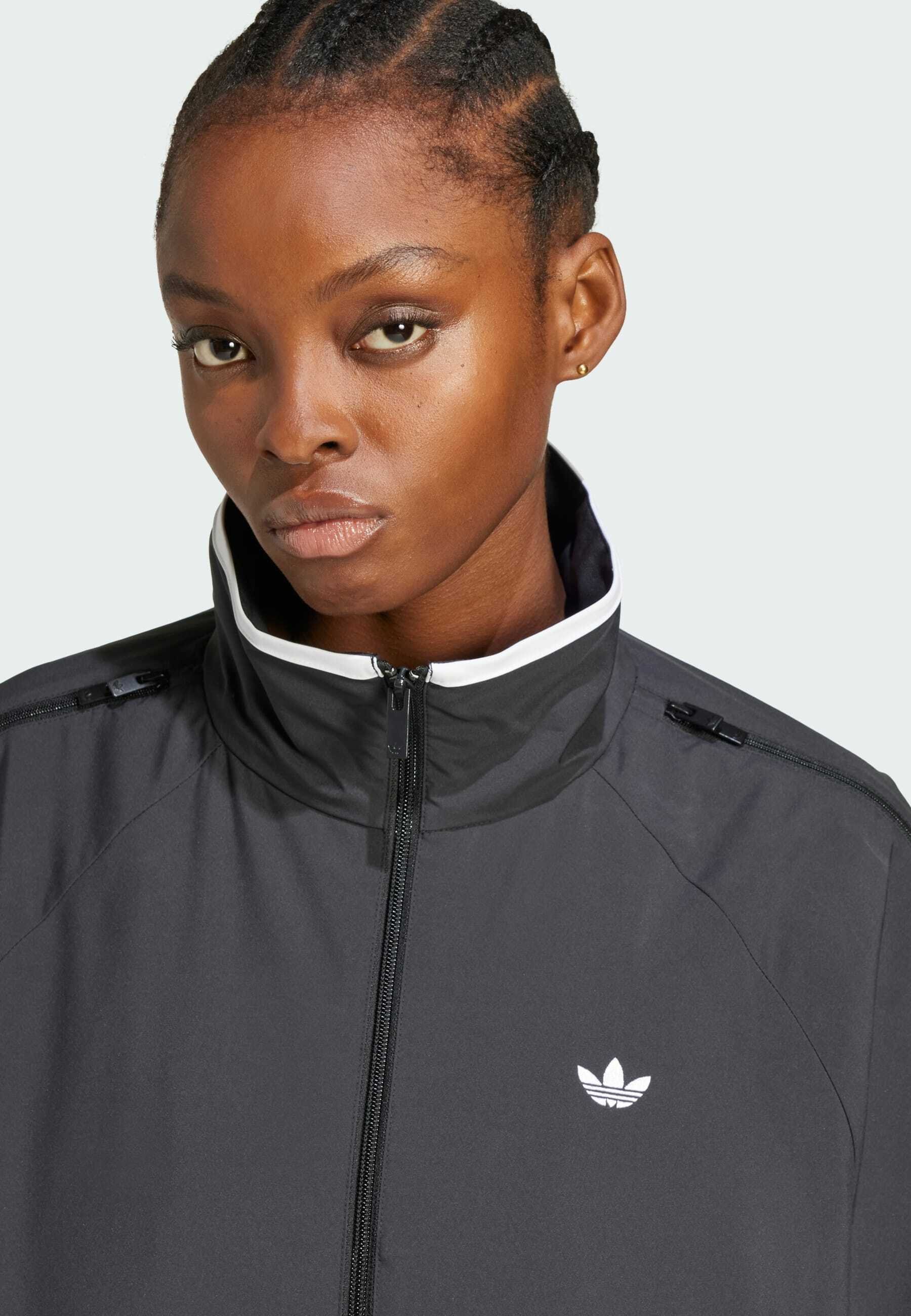 【ADIDAS】 W ZIP WOVEN TT(ADILENIUM3) BLACK 国内発送 Adidas Original Adilenium Season 3 Zip Track Top