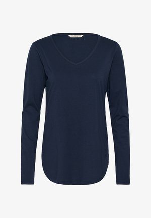 Love Copenhagen, LCDEVIKA V-NECK - Langarmshirt - navy blazer