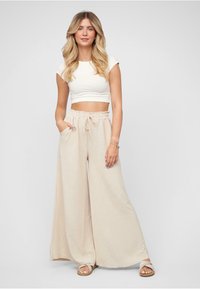 Cloud 5ive WIDE SUMMER - Pantalon classique - beige