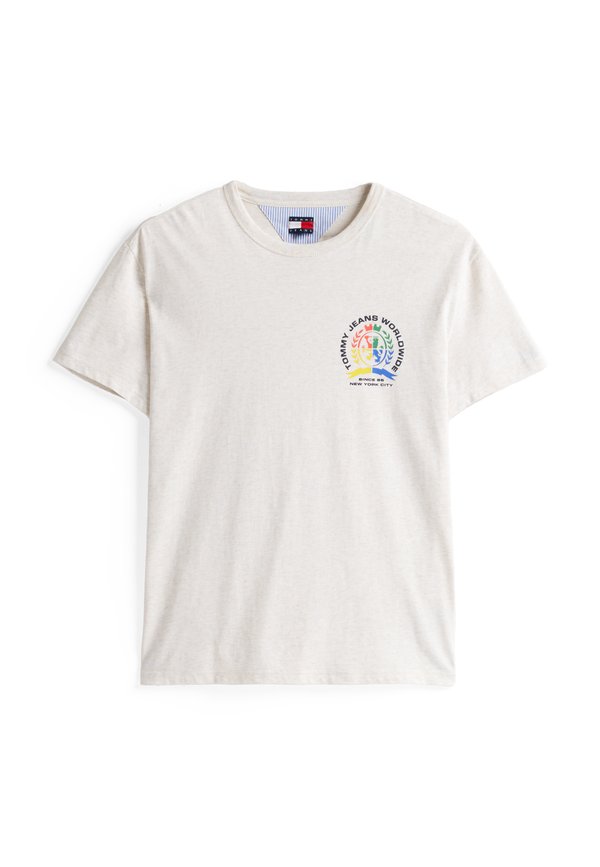 CREST TEE UNISEX - Print T-shirt - oat4