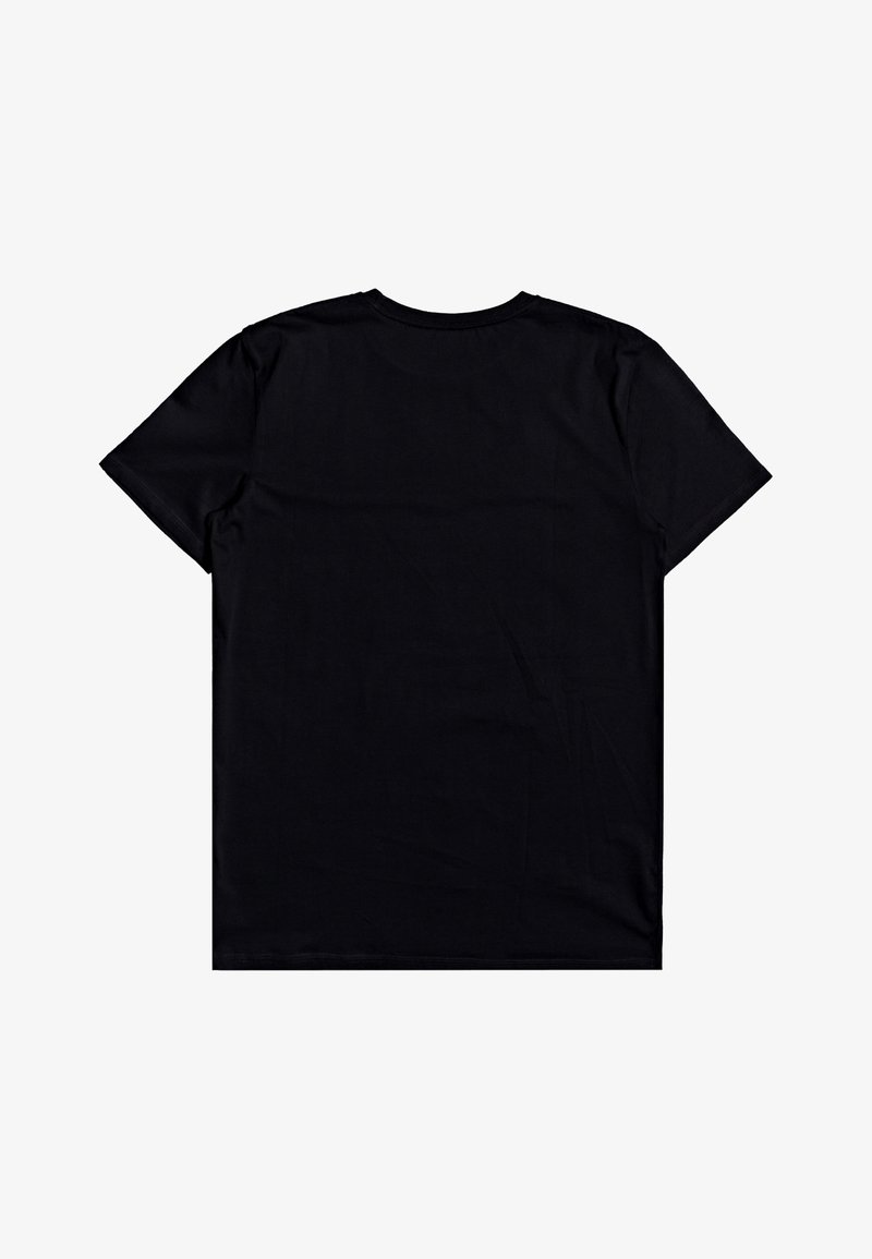 Quiksilver Quiksilver Distant Fortune T Shirt Fur Manner Eqyzt Print T Shirt Black Zalando De