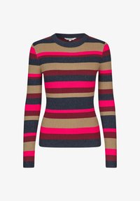 Unselected, pink grape lurex stripe