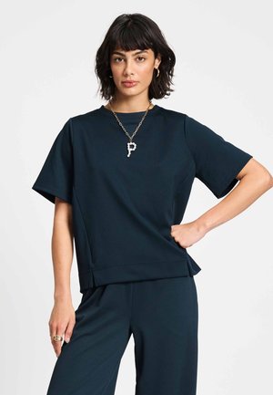 POM Amsterdam, TOP - NINA DARK NAVY - T-shirt basic - blue