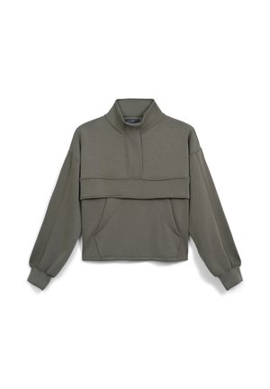 Calliope COLLO ALTO - Sweatshirt - verde militare scuro