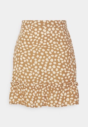 VILA Petite VICELINA MIDI SKIRT - sukňa v tvare A - toasted coconut