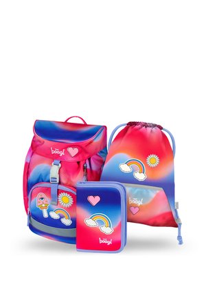 AIRY HIPPIE -SET 3TLG - Pencil case - rot