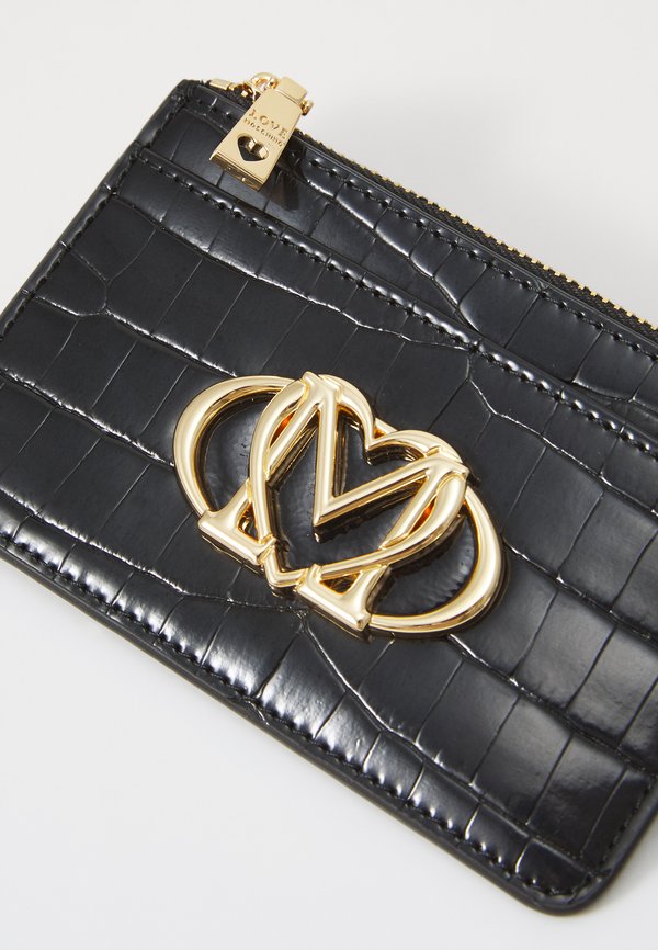 SHINY CROCO - Wallet - nero4