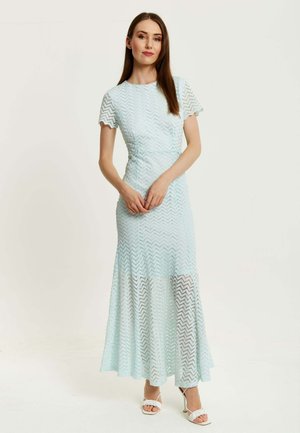 WITH OPEN BACK DETAIL - Maxi dress - blue