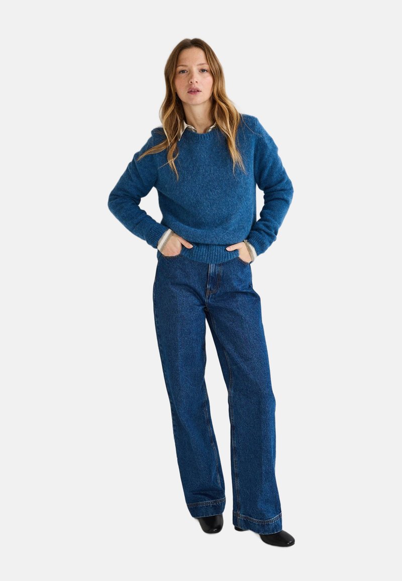 Monoprix MANCHES LONGUES COL BATEAU - Pullover - paonne