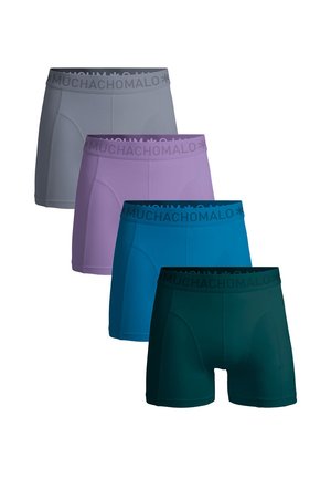4 PACK - Kratke boksarice - green blue purple grey