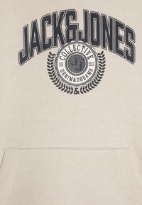 Jack & Jones Junior JJKAM VARSITY BRANDING HOOD - Jersey con capucha - moonbeam