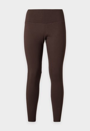 Vero Moda Petite, VMBUBBLE ANKLE - Leggings - chocolate torte